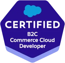 B2C Commerce Cloud Developer badge