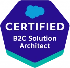 B2C Solution Architect badge