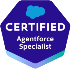 certified agentforce specialist certification badge