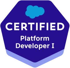 certified platfrom developer-1 certification badge
