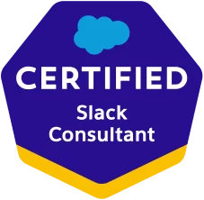 certified Slack consultant certification badge 
