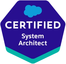 certified system architect certification badge