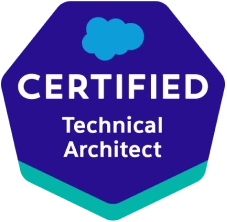 certified technical architect certification badge